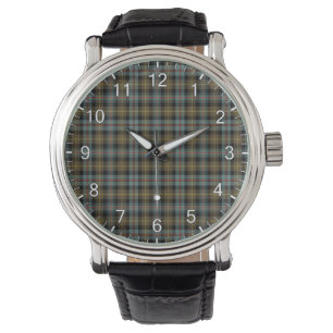 Montre Clan sans temps classique Farquharson Patiné Tarta