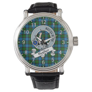 Montre Clan sans temps classique Fletcher Ancien Badge Ta