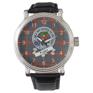 Montre Clan sans temps classique Fraser Ancien insigne Ta