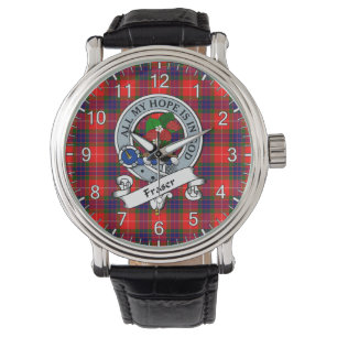 Montre Clan sans temps classique Fraser Insigne moderne T