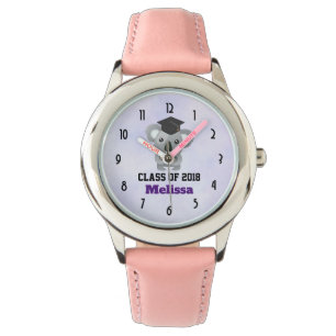 Montre Classe de 20xx Cute Koala Ours dans la casquette d
