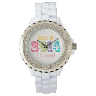 MONTRE CLASSE PERSONNALISÉE NEON RAINBOW DE 2014