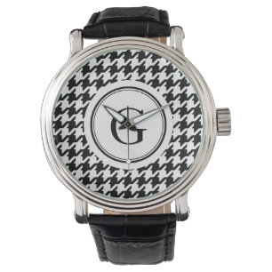 Montre Classe White Houndstooth