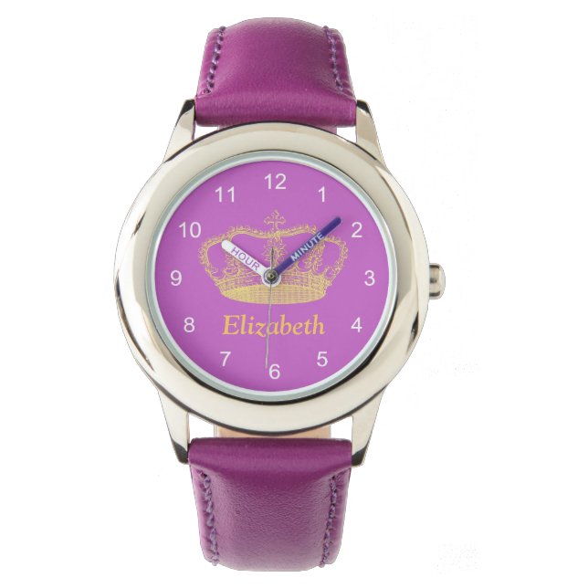 Montre Classic Golden Princess Crown (devant)