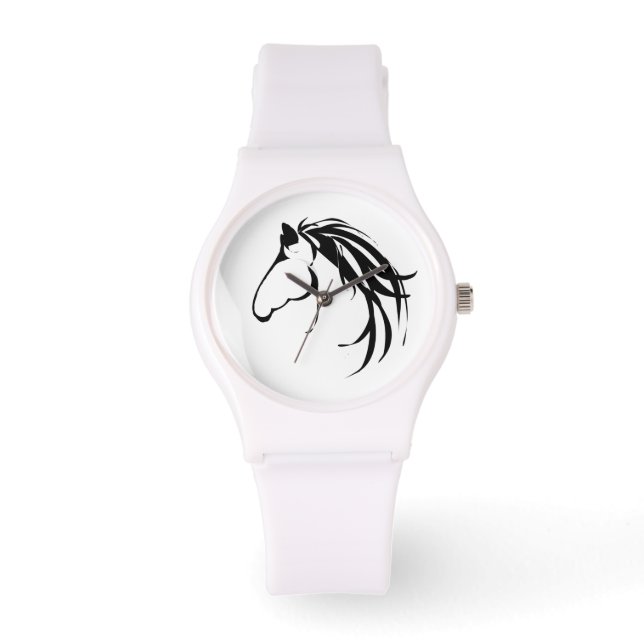 Montre Classic Horse Head Logo pour tous les amateurs de  (Recto)