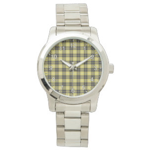 Montre Classic Sans Temps Clan Barclay robe Tartan modern