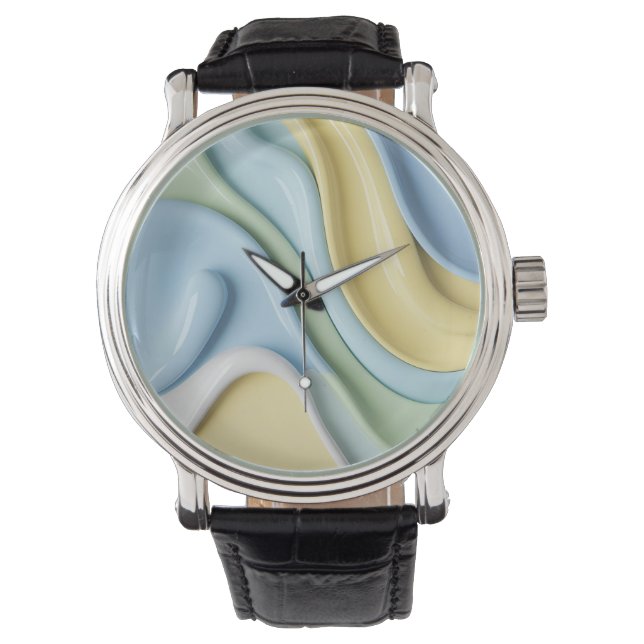 Montre Classic watch in stylish abstract graphic (devant)