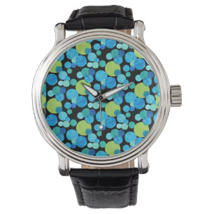 Montre Classic Wristwatch : Motif Blue Moons