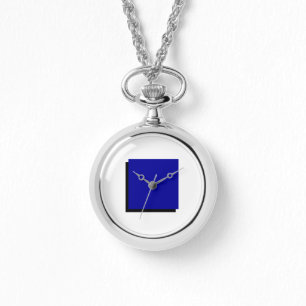 Montre classique Bauhaus Art Blue Carré