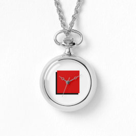 Montre classique Bauhaus Art Rouge Carré