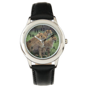 Montre Classique Enfants / Guépard faune
