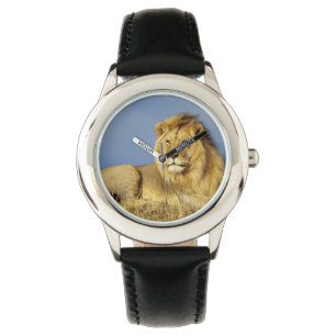 Montre Classique Enfants/Lion Faune