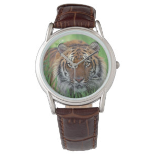Montre Classique Hommes / Tigre de la Faune