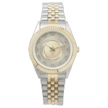 Montre Classique Personnalisée en Or et Argent à C