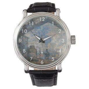 Montre Claude Monet - Gare Saint-Lazare Vue extérieure