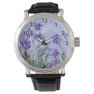 Montre Claude Monet - Lilac Irises / Iris Mauves