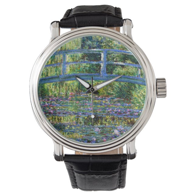 Montre Claude Monet : Pont sur un étang de nappes phréati (devant)