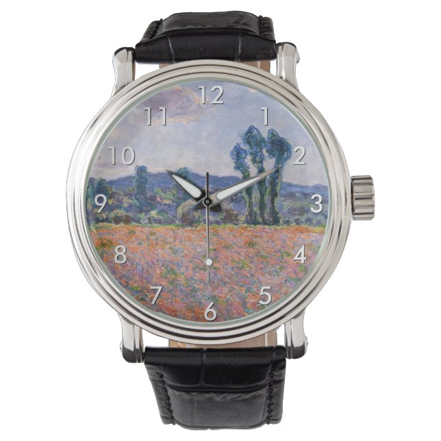 Montre Claude Monet - Poppy Field 1890 (Giverny) (devant)