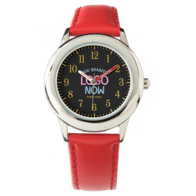 MONTRE CLIENT SIMPLE CONTEMPORAIN PROPRE ROUGE MODE (devant)