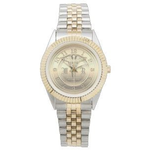 Montre Clinique Médicale Monogramme Gold Doctor