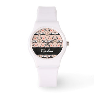 Montre Clôture personnalisée d'amour de paix