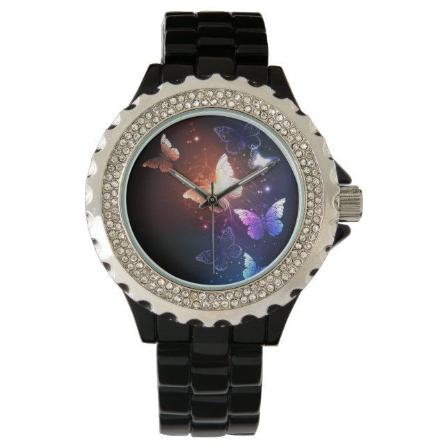 Montre Clowing Night Butterflies (devant)