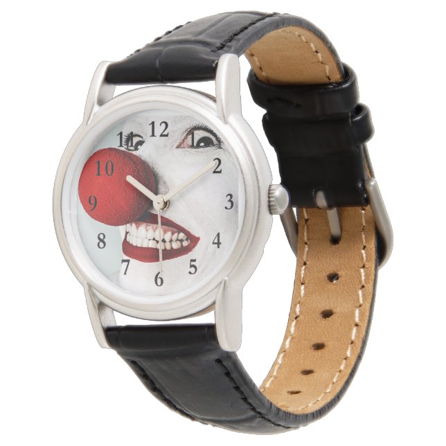 Montre Clown visage poignet (Incliné)