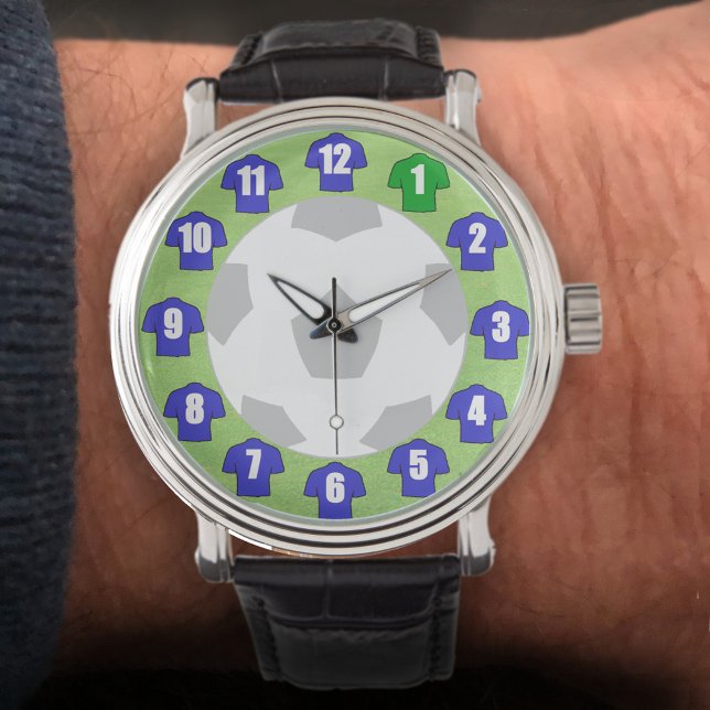 Montre Club de sport Jouer en Chemises Bleues (Créateur téléchargé)
