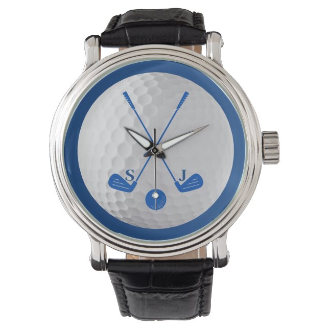 Montre Clubs de golfeurs personnalisés avec balle (devant)