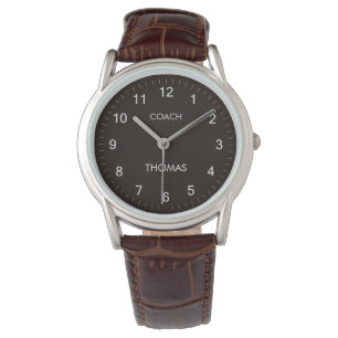 Montre Coach Nom Personnalisé Typographie Personnalisé Br