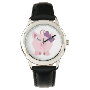 Montre Cochon fille mignonne