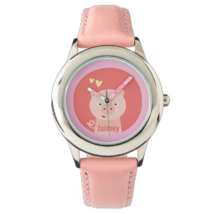 Montre Cochon mignon - Enfants personnalisés