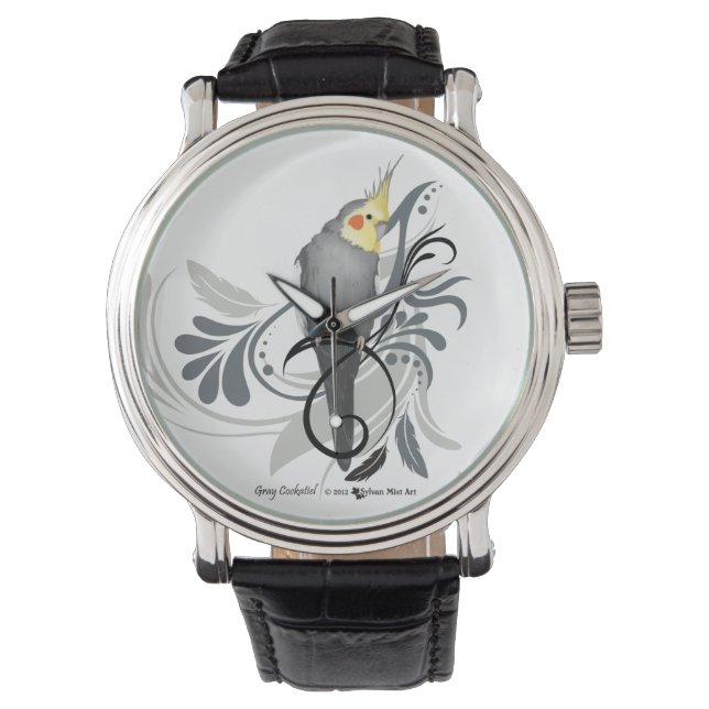 Montre Cockatiel gris (devant)