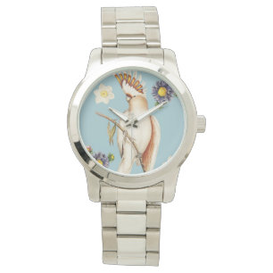 Montre Cockatoo et flowers