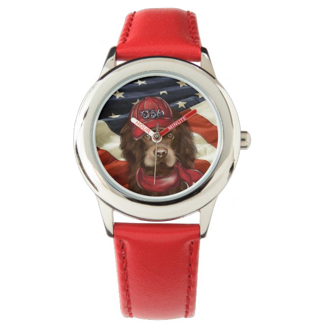 Montre Cocker Spaniel Américain  (devant)