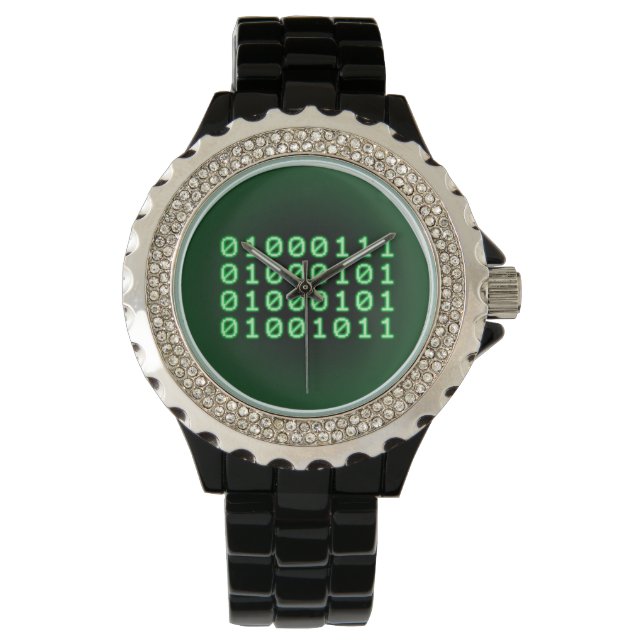 Montre Code binaire pour GEEK (devant)
