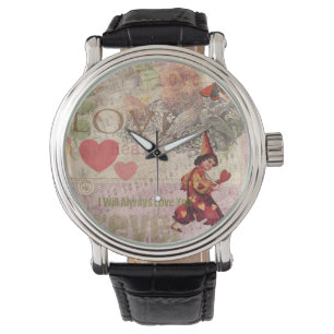 Montre Cœur d'amour Chérubin de la Saint-Valentin