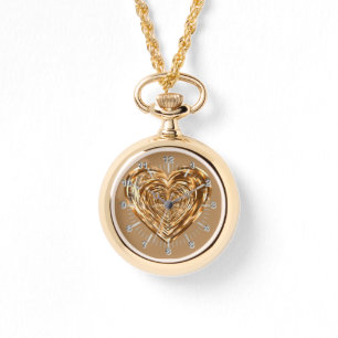 Montre Coeur doré