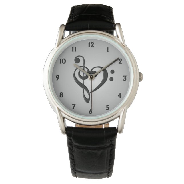 Montre Coeur du design musical (devant)
