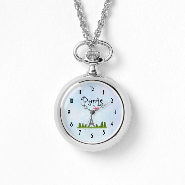 Montre Coeur Paris avec la Tour Eiffel (Recto)