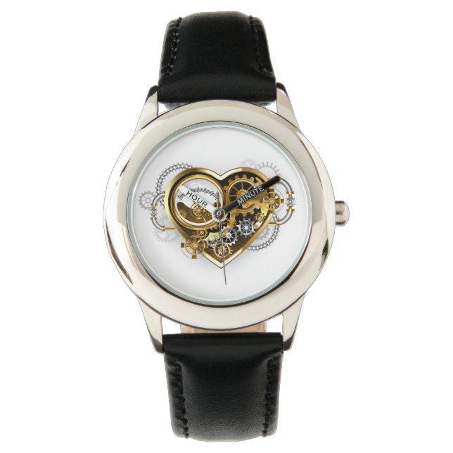 Montre Coeur vapeur avec un manomètre (devant)
