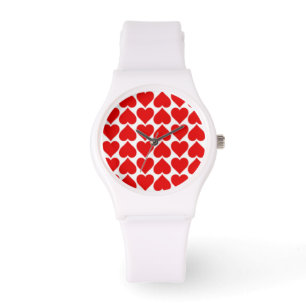 MONTRE COEURS D'AMOUR ROUGE