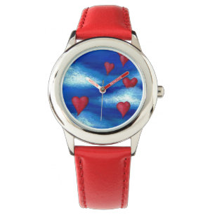 Montre Coeurs flottants