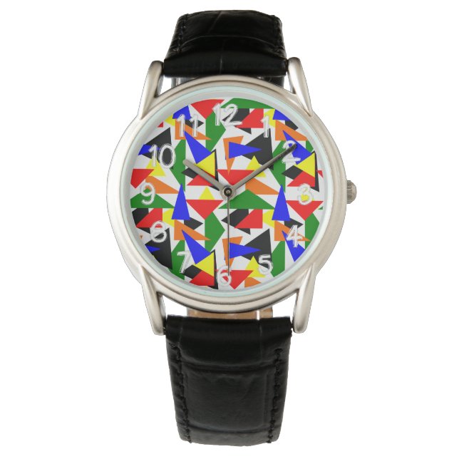 Montre Collage triangulaire (devant)