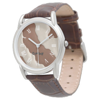 Montre Collection de luxe élégante en cuir de vache synth