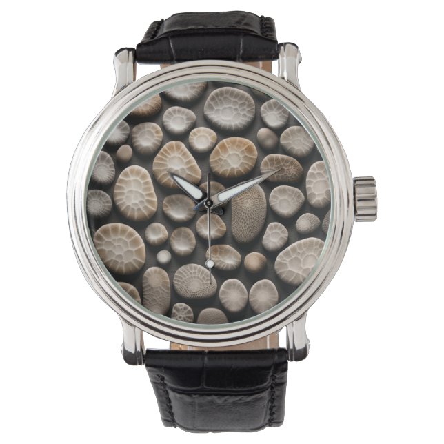 Montre Collection de pierres Petoskey (devant)