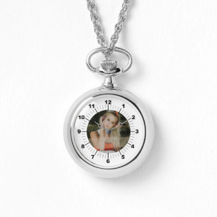 Montre Collier Argent - Personnalisé