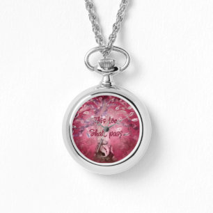 Montre Collier - Ce Trop Passe Arbre Rose