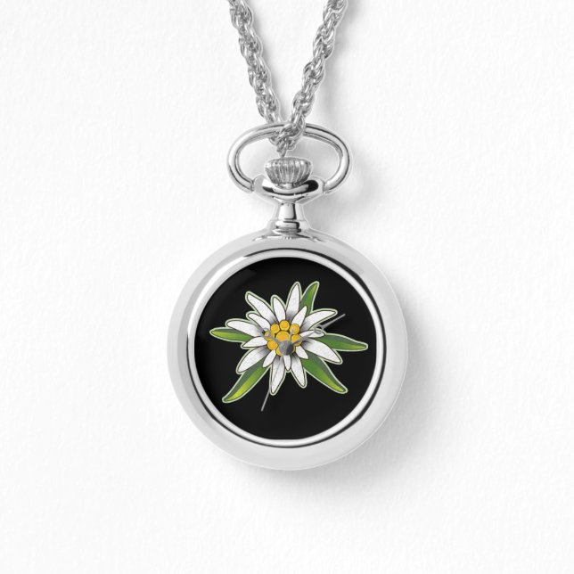 Montre collier Edelweiss (Recto)