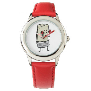 Montre Combattant de boxeur de burrito avec les gants de